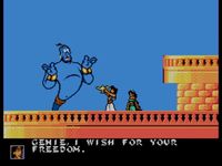 une photo d'Ã©cran de Aladdin sur Sega Master System